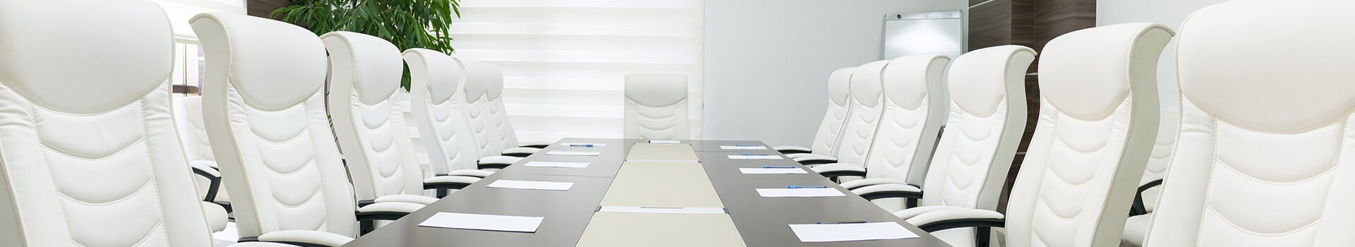 empty business meeting room header