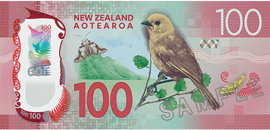 New Zealand Introduces New Currencies Currency Exchange International   New Zealand 100 Dollar Currency Back 