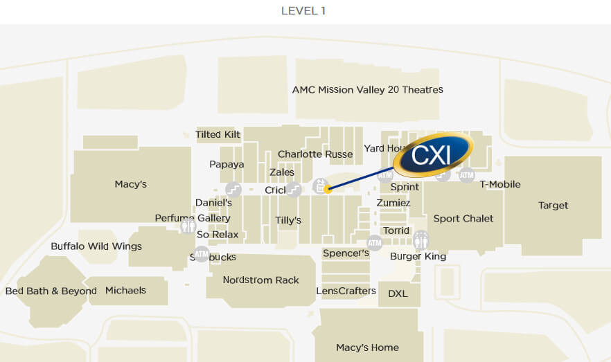 CXI Westfield Mission Valley - Currency Exchange in San ...