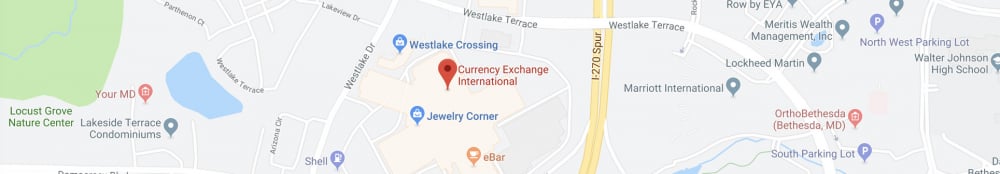 CXI Westfield Montgomery – Currency Exchange in Bethesda, MD - Currency ...